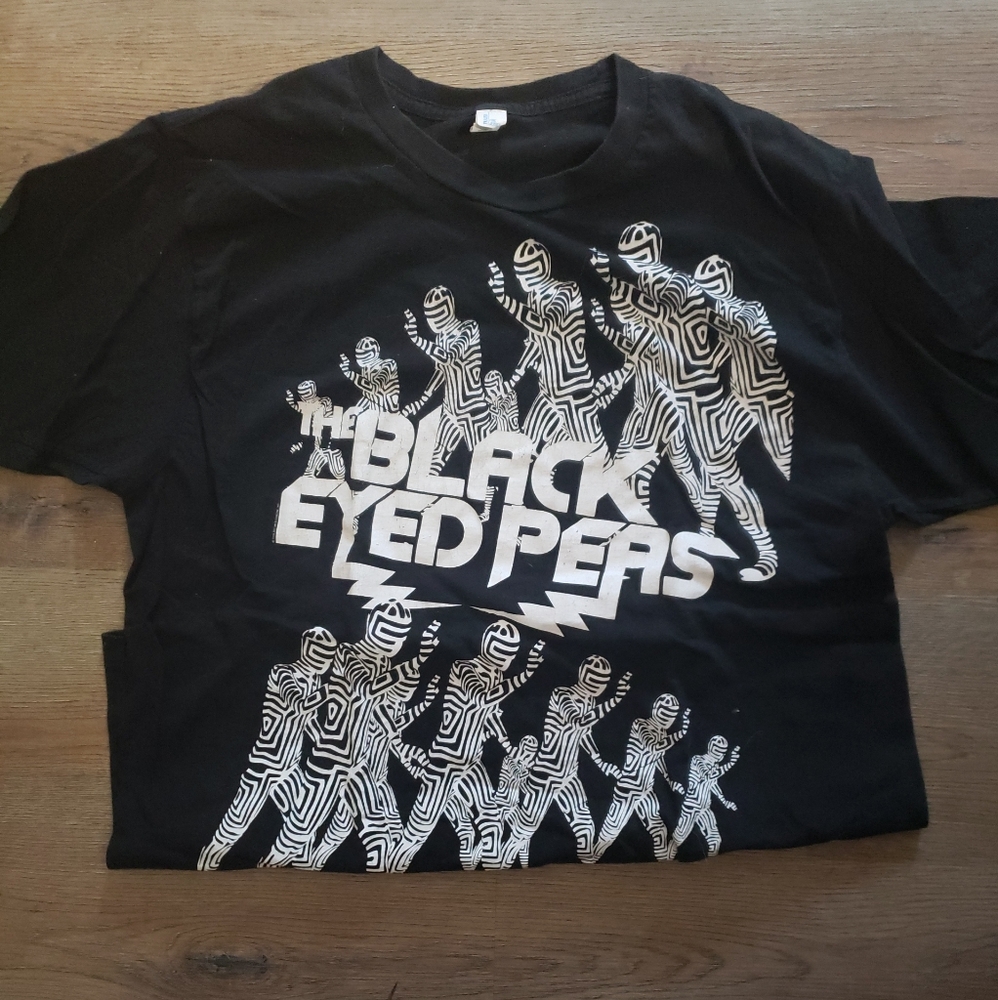 Black eyed Peas size XL Black Tshirt